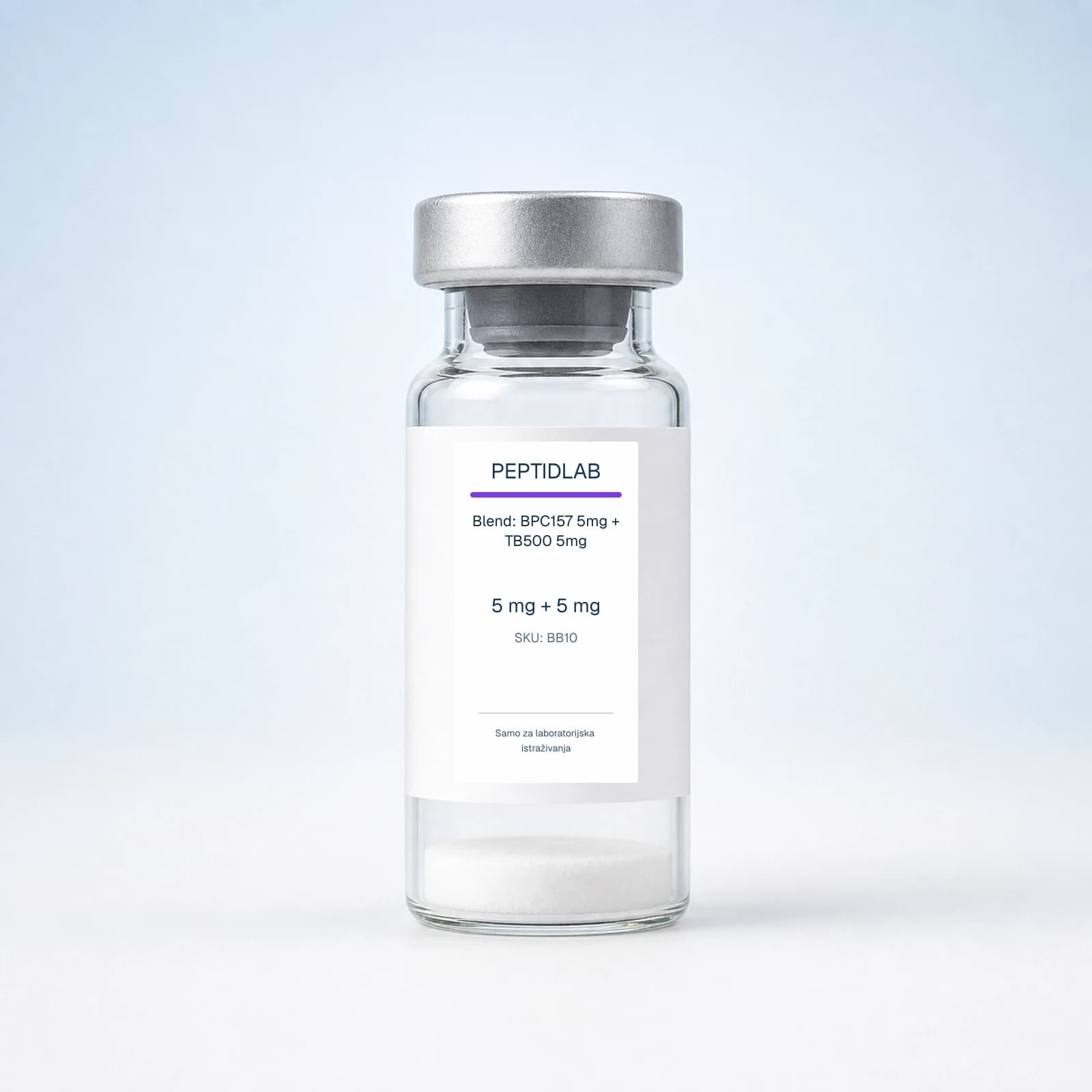 PeptidLab Blend: BPC157 5mg + TB500 5mg 5 mg + 5 mg — slika proizvoda