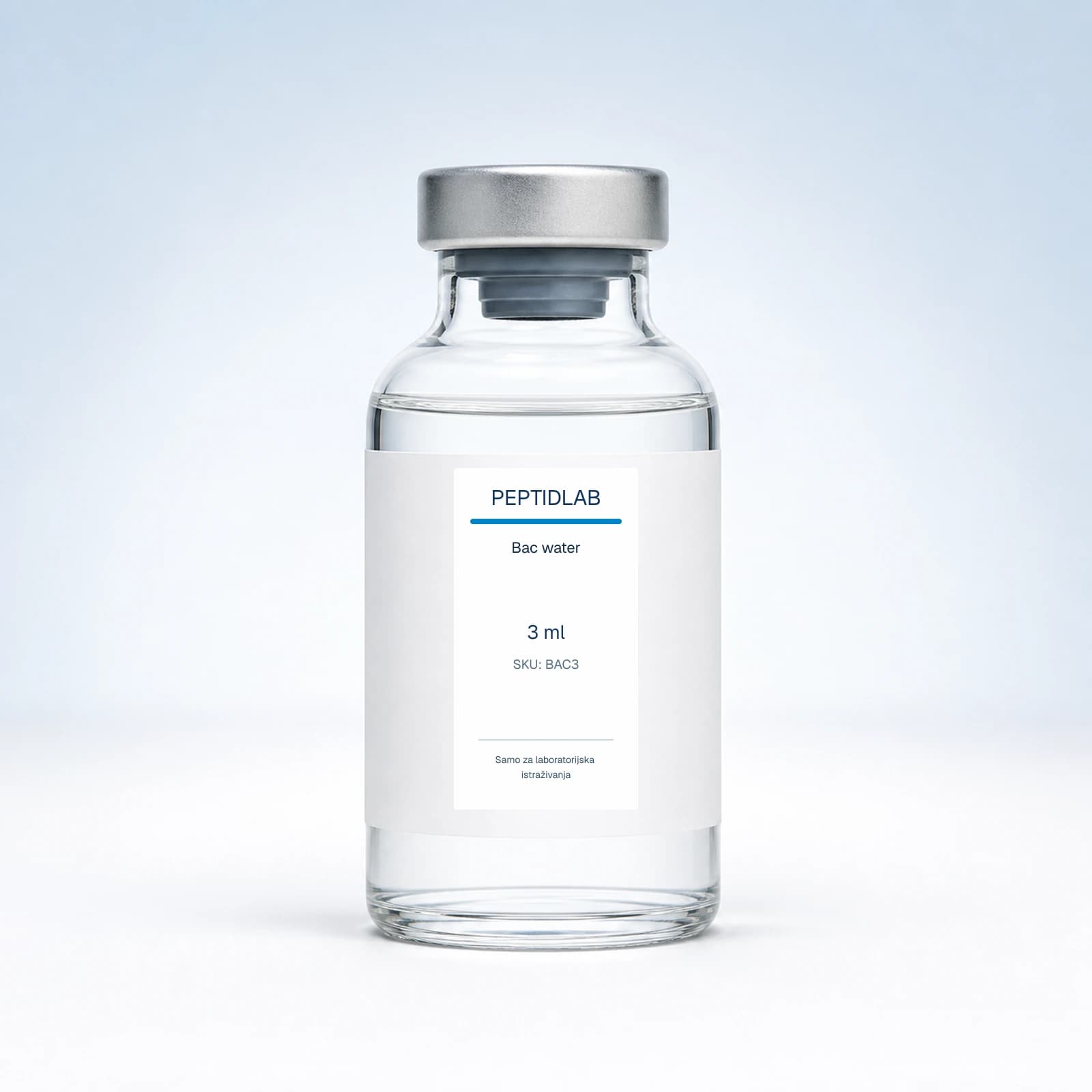 PeptidLab Bac water 3 ml — slika proizvoda